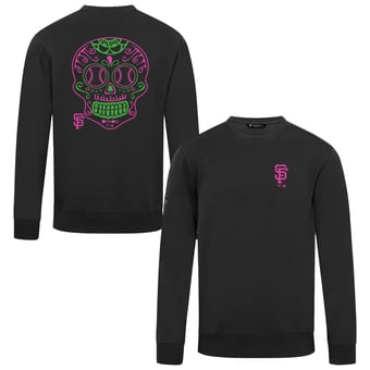Men's Levelwear Black San Francisco Giants Sugar Skull Zane Sweatshirt