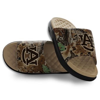 Unisex ISlide Auburn Tigers RealTree Advantage Camo Motive Slide Sandals