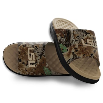 Unisex ISlide LSU Tigers RealTree Advantage Camo Motive Slide Sandals