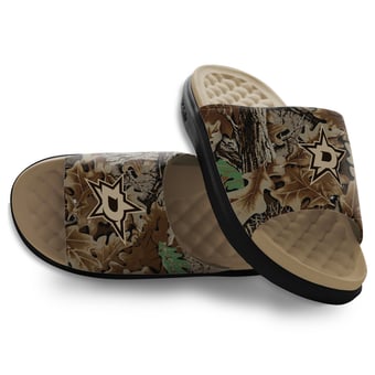 Unisex ISlide Dallas Stars RealTree Advantage Camo Motive Slide Sandals