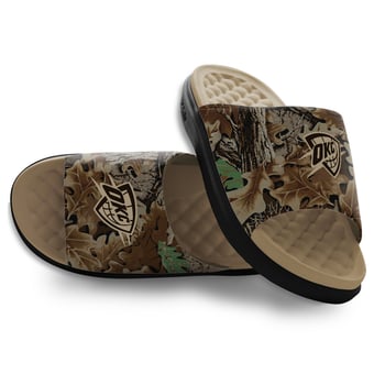 Unisex ISlide Oklahoma City Thunder RealTree Advantage Camo Motive Slide Sandals