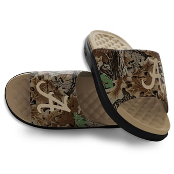 Unisex ISlide Alabama Crimson Tide RealTree Advantage Camo Motive Slide Sandals