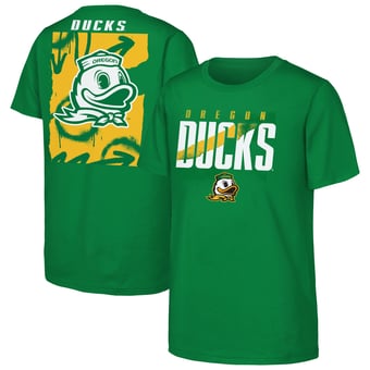 Youth Outerstuff  Green Oregon Ducks Cut Through T-Shirt