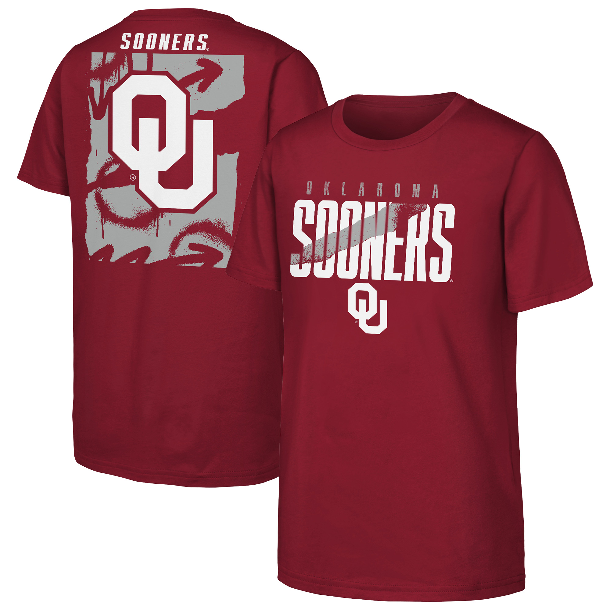 Youth Outerstuff Crimson Oklahoma Sooners Cut Through T-Shirt Youth Outerstuff Crimson Oklahoma Sooners Cut Through T-Shirt
