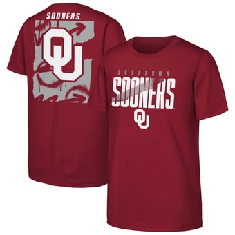 Youth Outerstuff  Crimson Oklahoma Sooners Cut Through T-Shirt