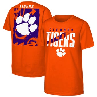 Youth Outerstuff  Orange Clemson Tigers Cut Through T-Shirt