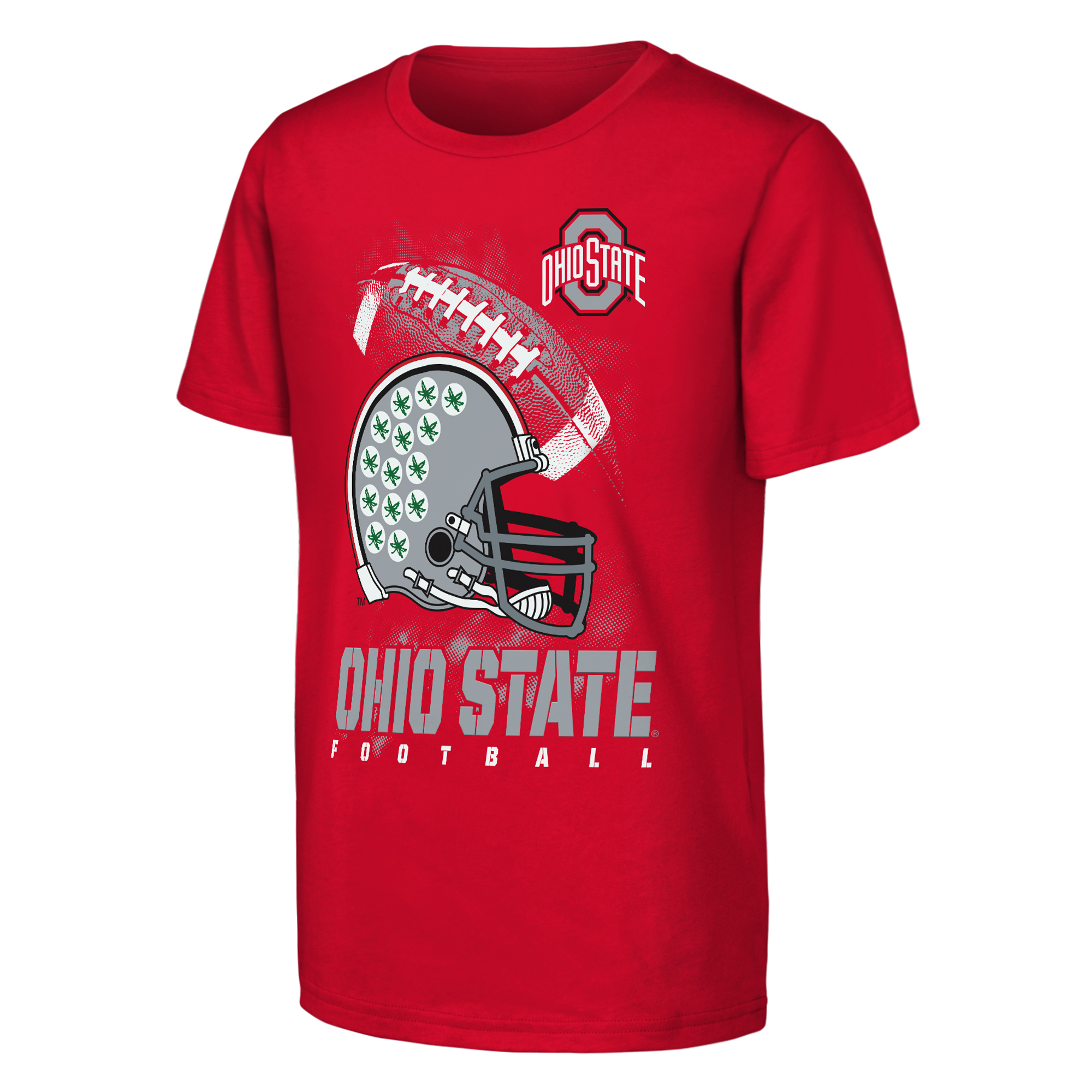 Youth Outerstuff Scarlet Ohio State Buckeyes For the Glory Football Helmet T-Shirt Youth Outerstuff Scarlet Ohio State Buckeyes For the Glory Football Helmet T-Shirt