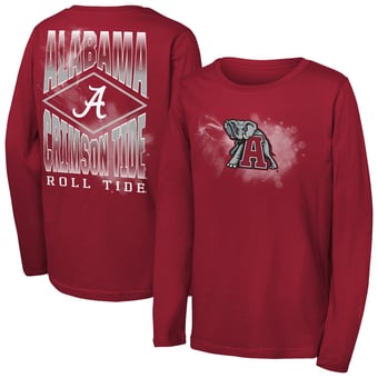 Youth Outerstuff Crimson Alabama Crimson Tide Full Steam Long Sleeve T-Shirt