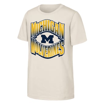 Youth Outerstuff  Natural Michigan Wolverines Collegiate T-Shirt