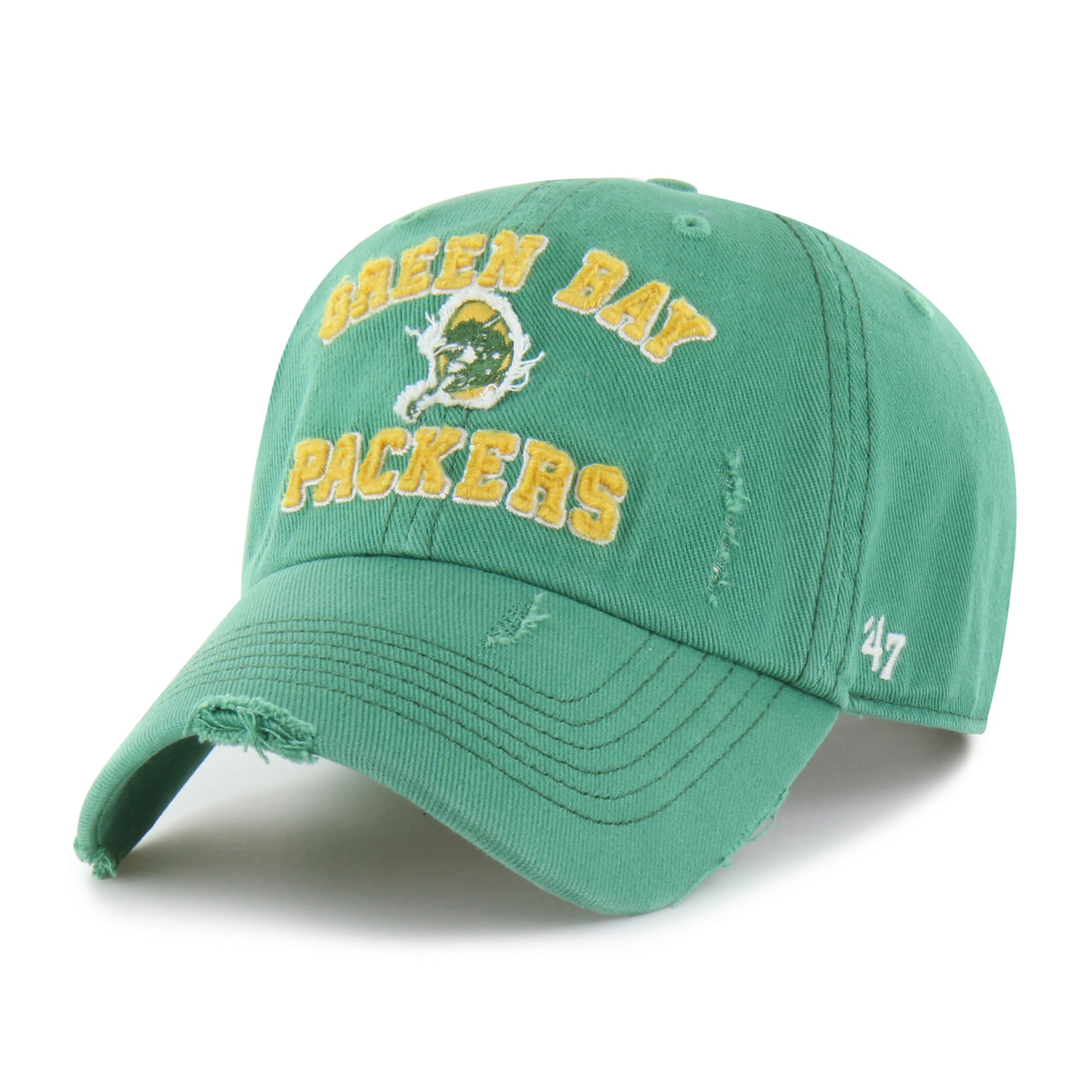 Men's '47  Green Green Bay Packers Seymoore Clean Up Adjustable Hat