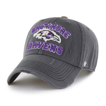 Men's '47  Charcoal Baltimore Ravens Seymoore Clean Up Adjustable Hat
