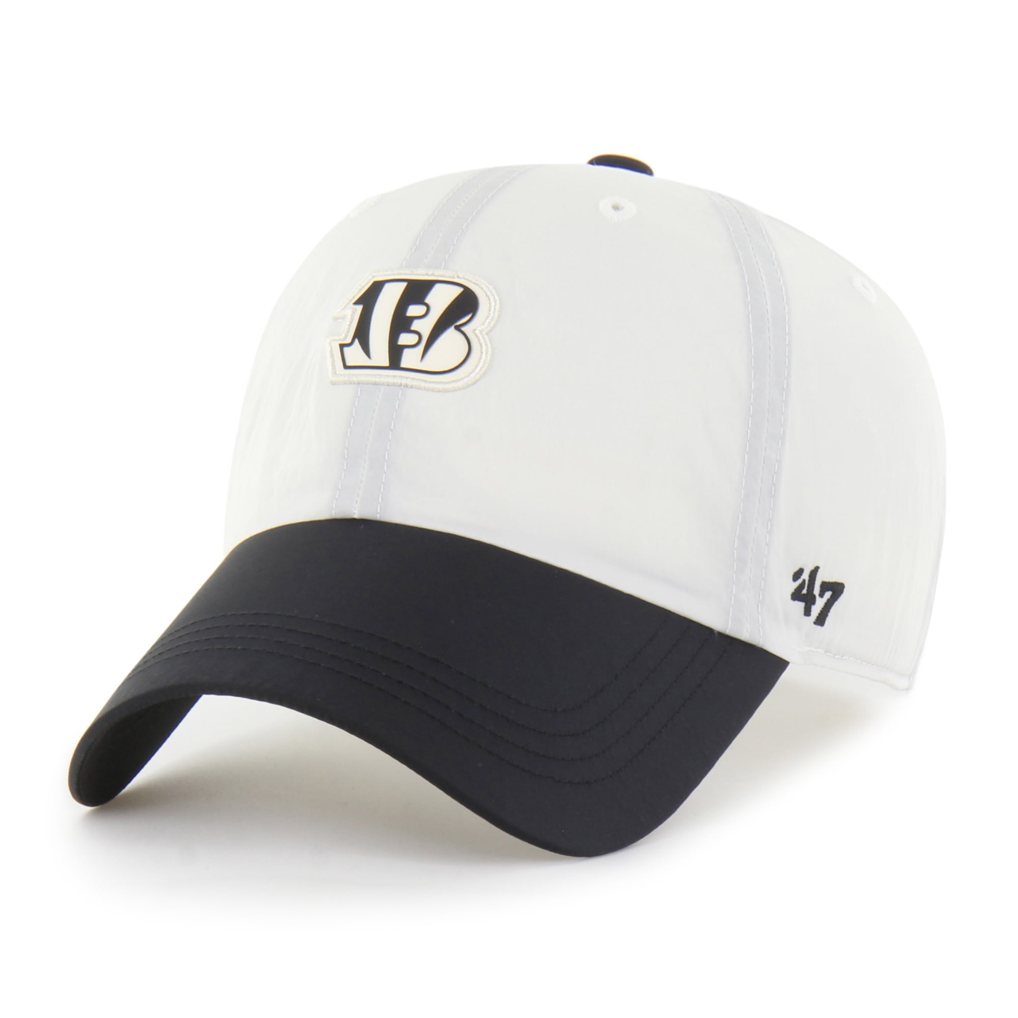 Men's '47 Cream Cincinnati Bengals Modernia Clean Up Adjustable Hat