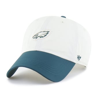 Men's '47 Cream Philadelphia Eagles Modernia Clean Up Adjustable Hat