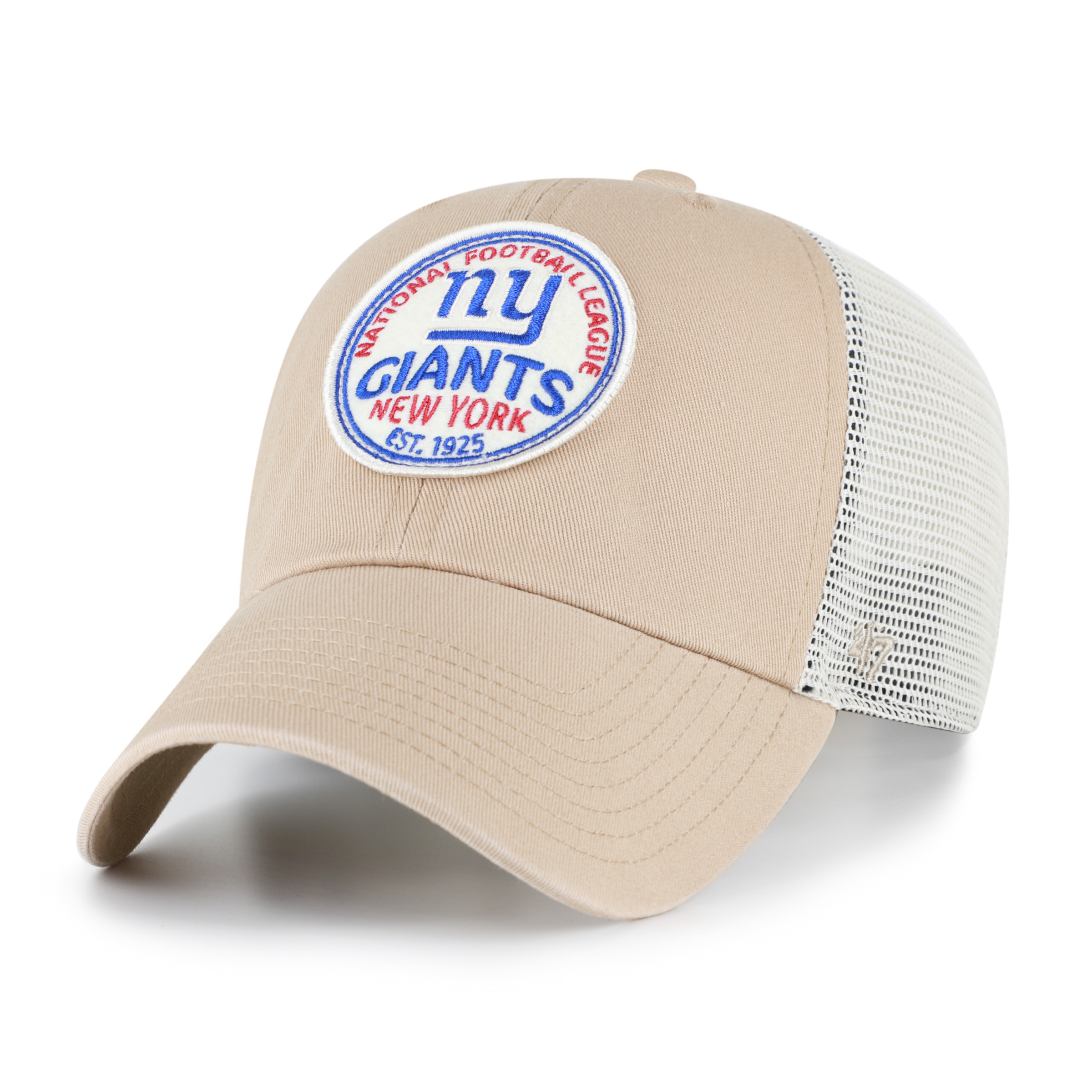 Men's '47 Khaki New York Giants Felton Clean Up Adjustable Hat