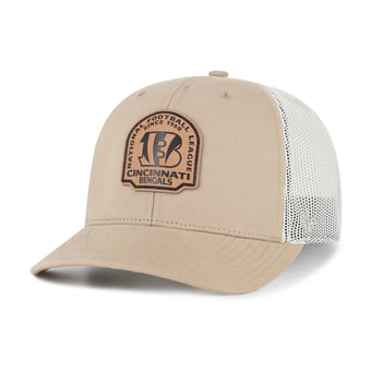 Men's '47 Khaki Cincinnati Bengals Bonehide Trucker Adjustable Hat