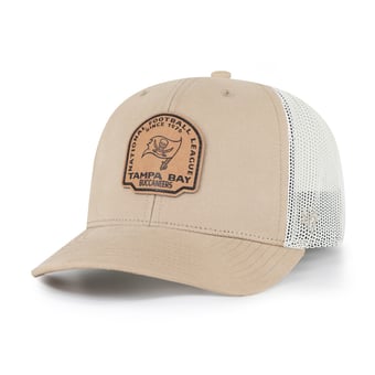 Men's '47 Khaki Tampa Bay Buccaneers Bonehide Trucker Adjustable Hat