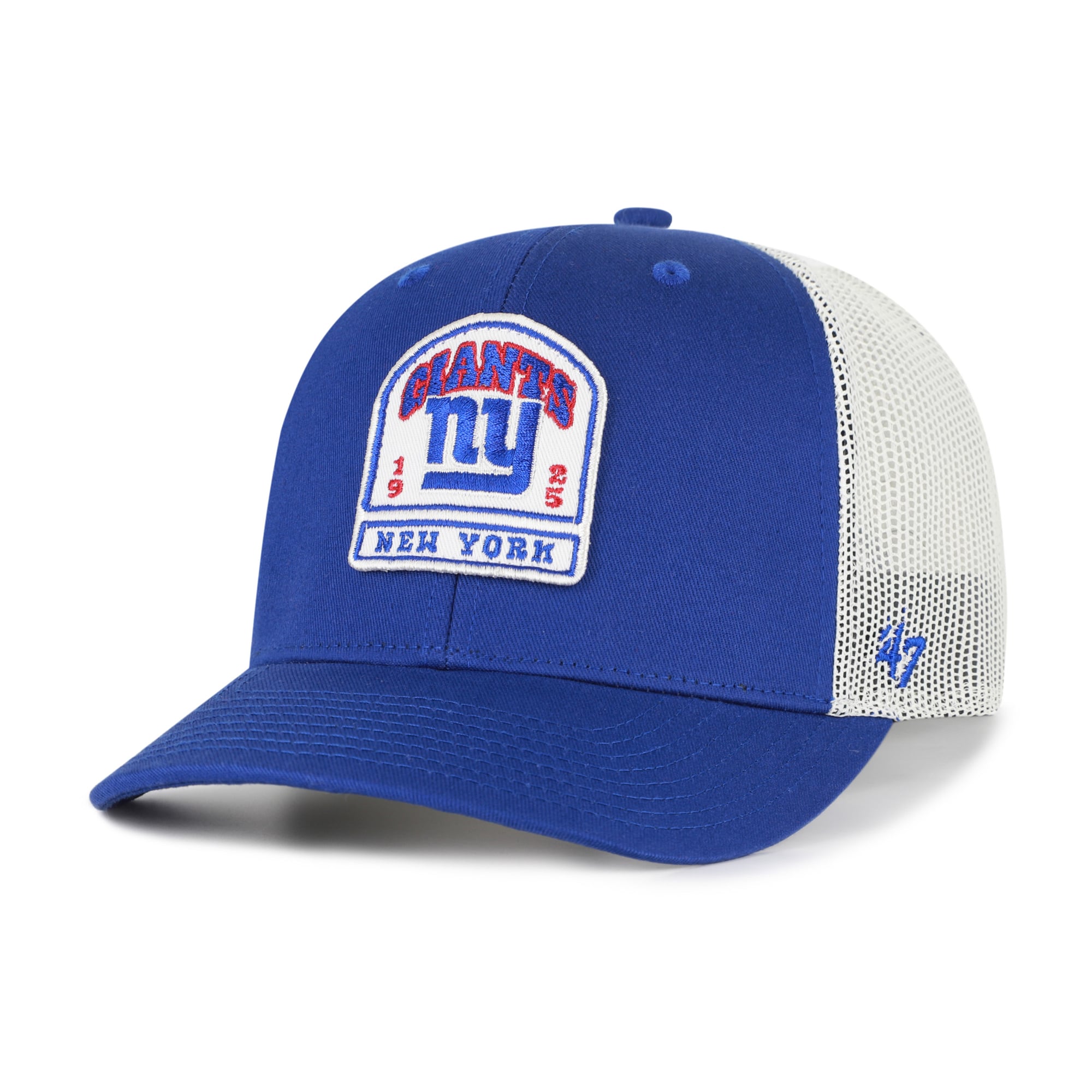 Men's '47  Royal New York Giants  Headstone Trucker Adjustable Hat