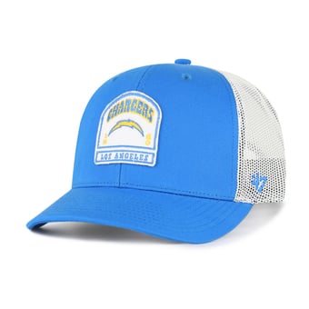 Men's '47  Powder Blue Los Angeles Chargers  Headstone Trucker Adjustable Hat
