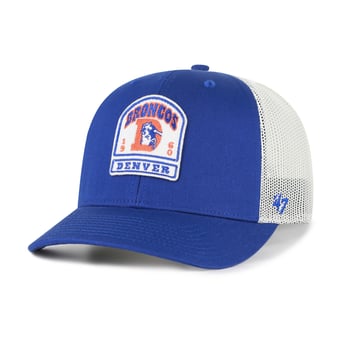 Men's '47  Royal Denver Broncos Throwback Headstone Trucker Adjustable Hat