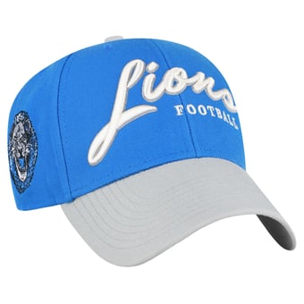 Men's '47  Blue Detroit Lions Throwback MVP Adjustable Hat