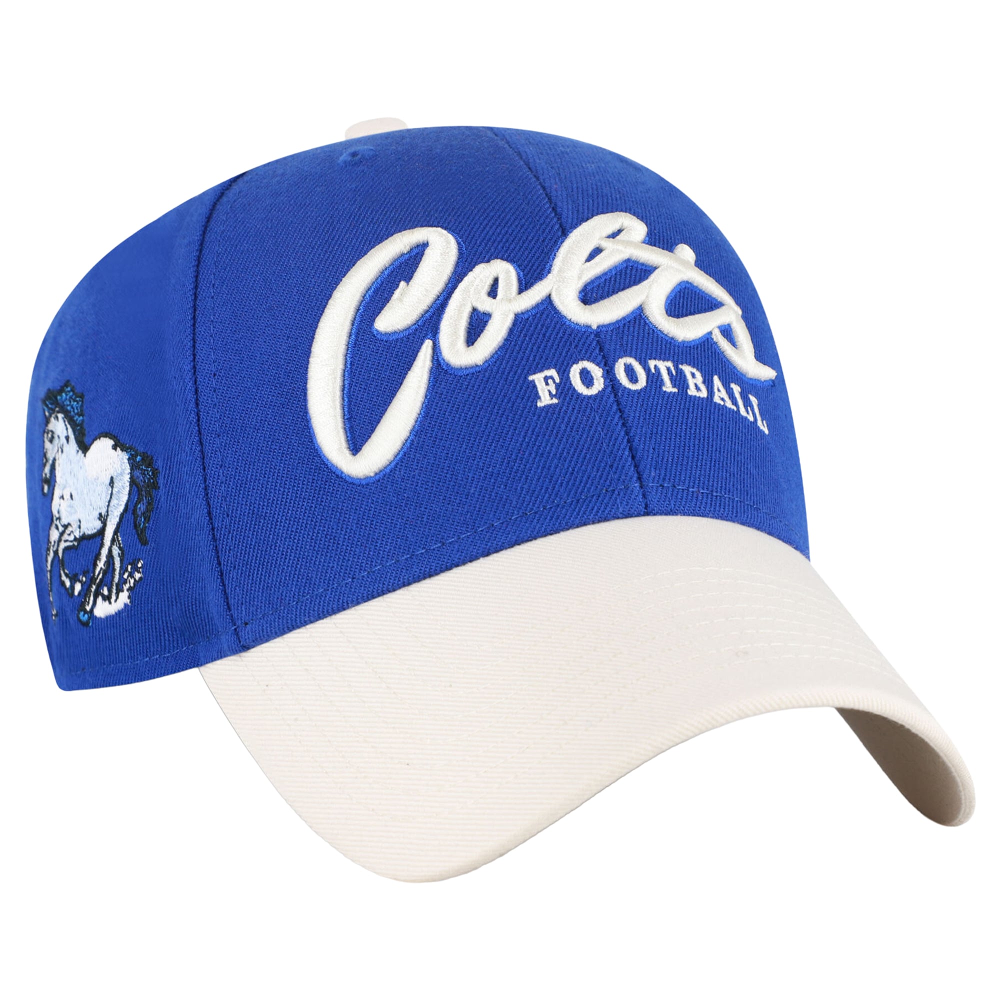 Men's '47  Royal Indianapolis Colts Throwback MVP Adjustable Hat