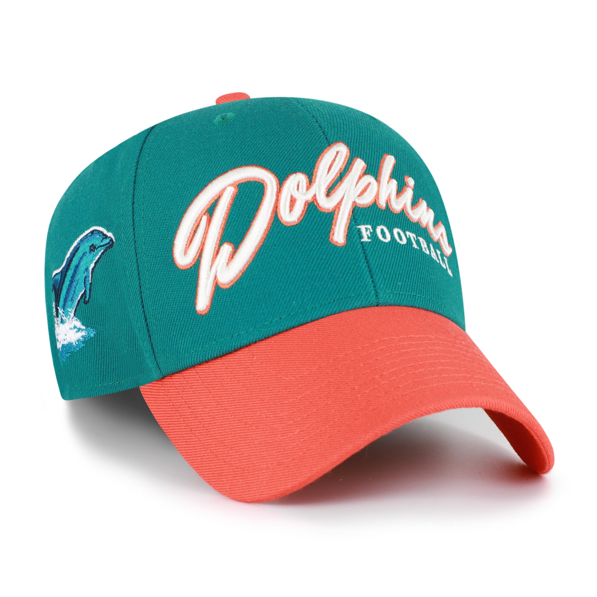 Men's '47  Aqua Miami Dolphins Throwback MVP Adjustable Hat