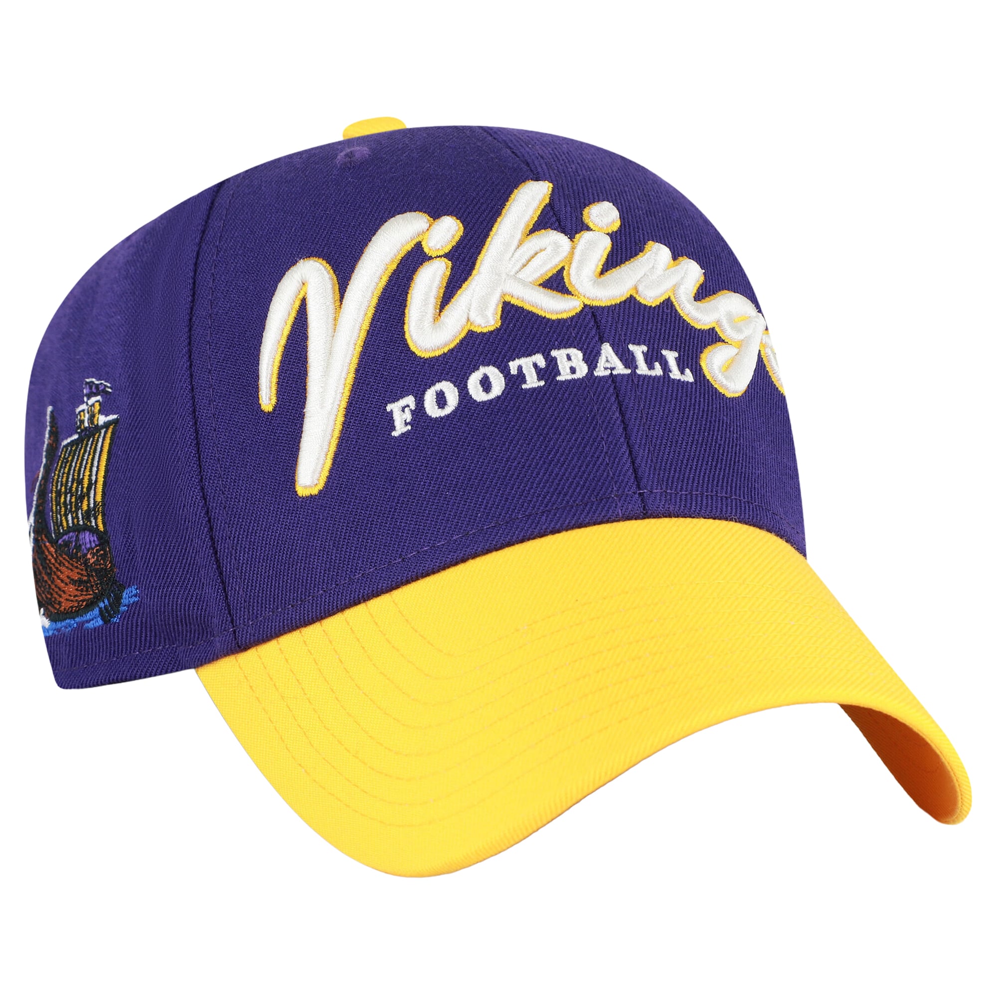 Men's '47  Purple Minnesota Vikings Throwback MVP Adjustable Hat