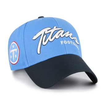 Men's '47  Light Blue Tennessee Titans Throwback MVP Adjustable Hat