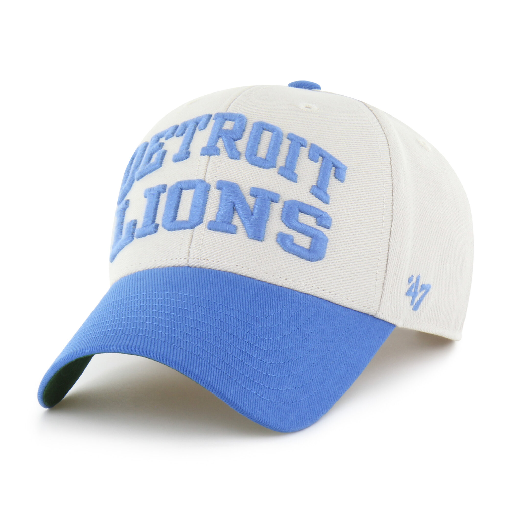 Men's '47 Bone Detroit Lions Broke Line MVP Adjustable Hat