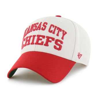 Men's '47 Bone Kansas City Chiefs Broke Line MVP Adjustable Hat