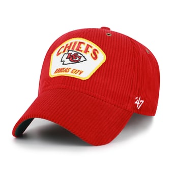 Men's '47 Red Kansas City Chiefs Accordia Corduroy MVP Adjustable Hat