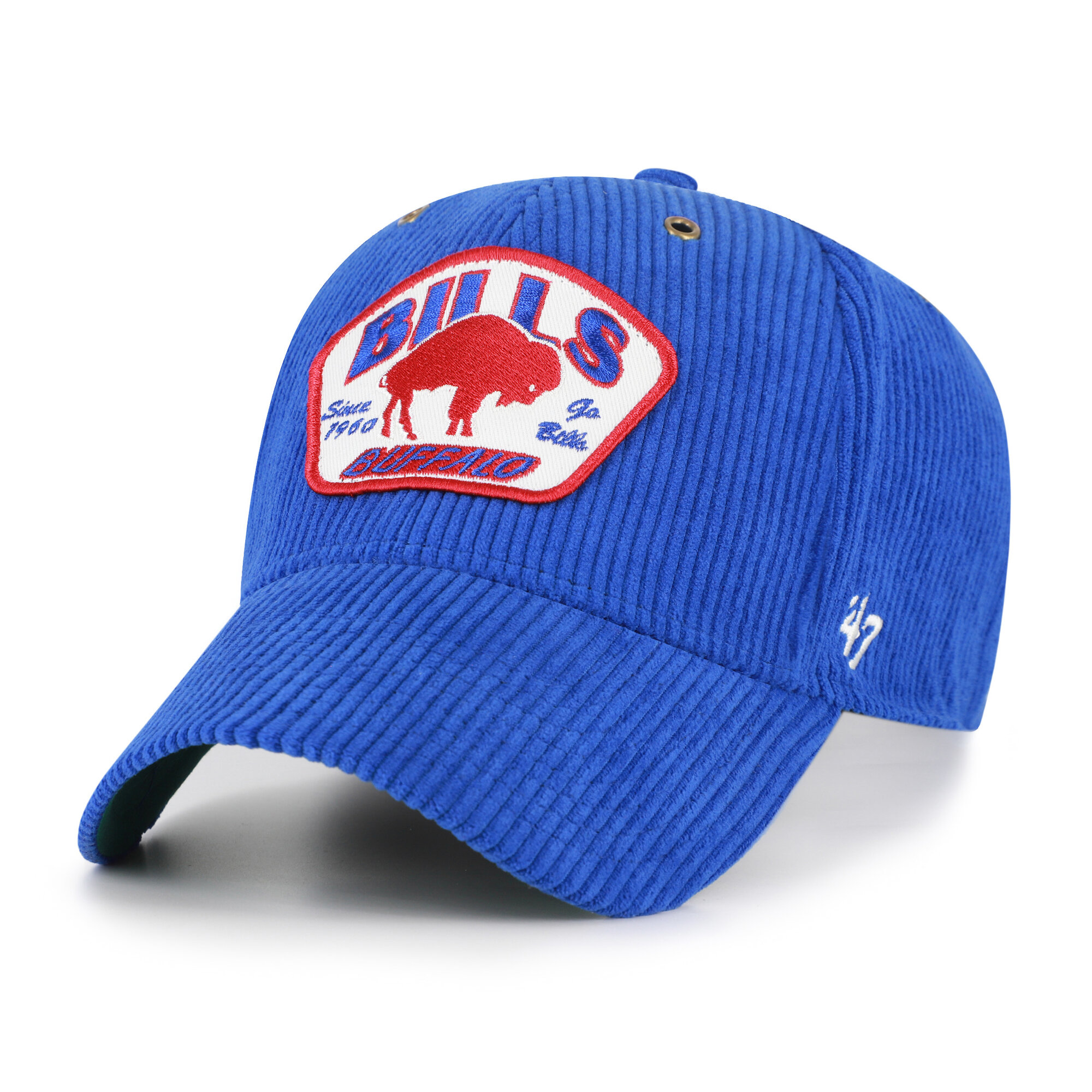Men's '47 Royal Buffalo Bills Throwback Accordia Corduroy MVP Adjustable Hat