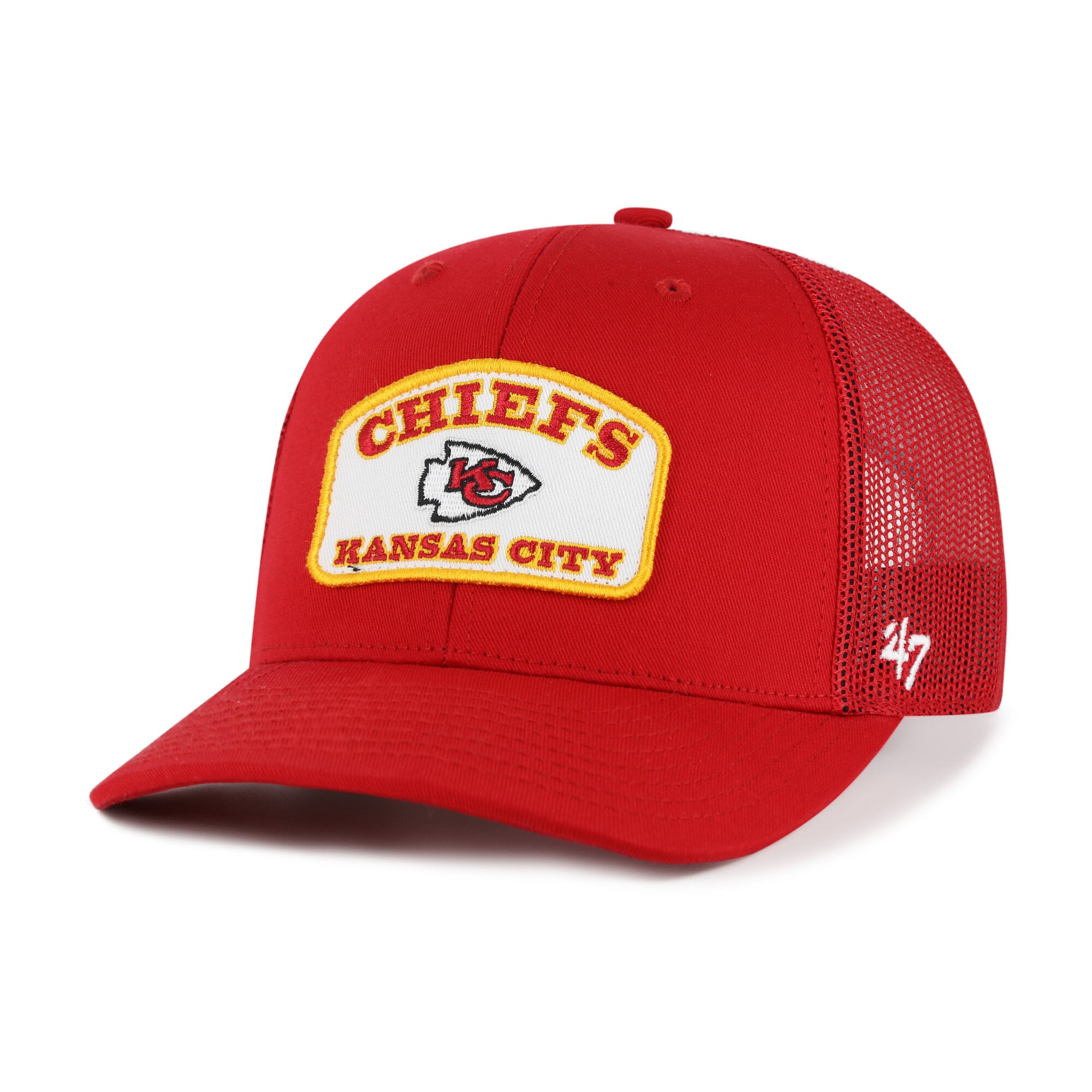 Men's '47 Red Kansas City Chiefs  Roadway Adjustable Trucker Hat