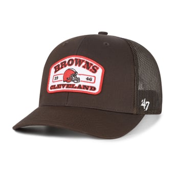 Men's '47 Brown Cleveland Browns  Roadway Adjustable Trucker Hat