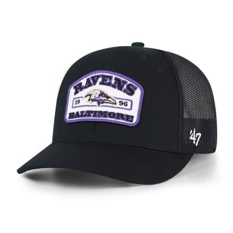 Men's '47 Black Baltimore Ravens  Roadway Adjustable Trucker Hat