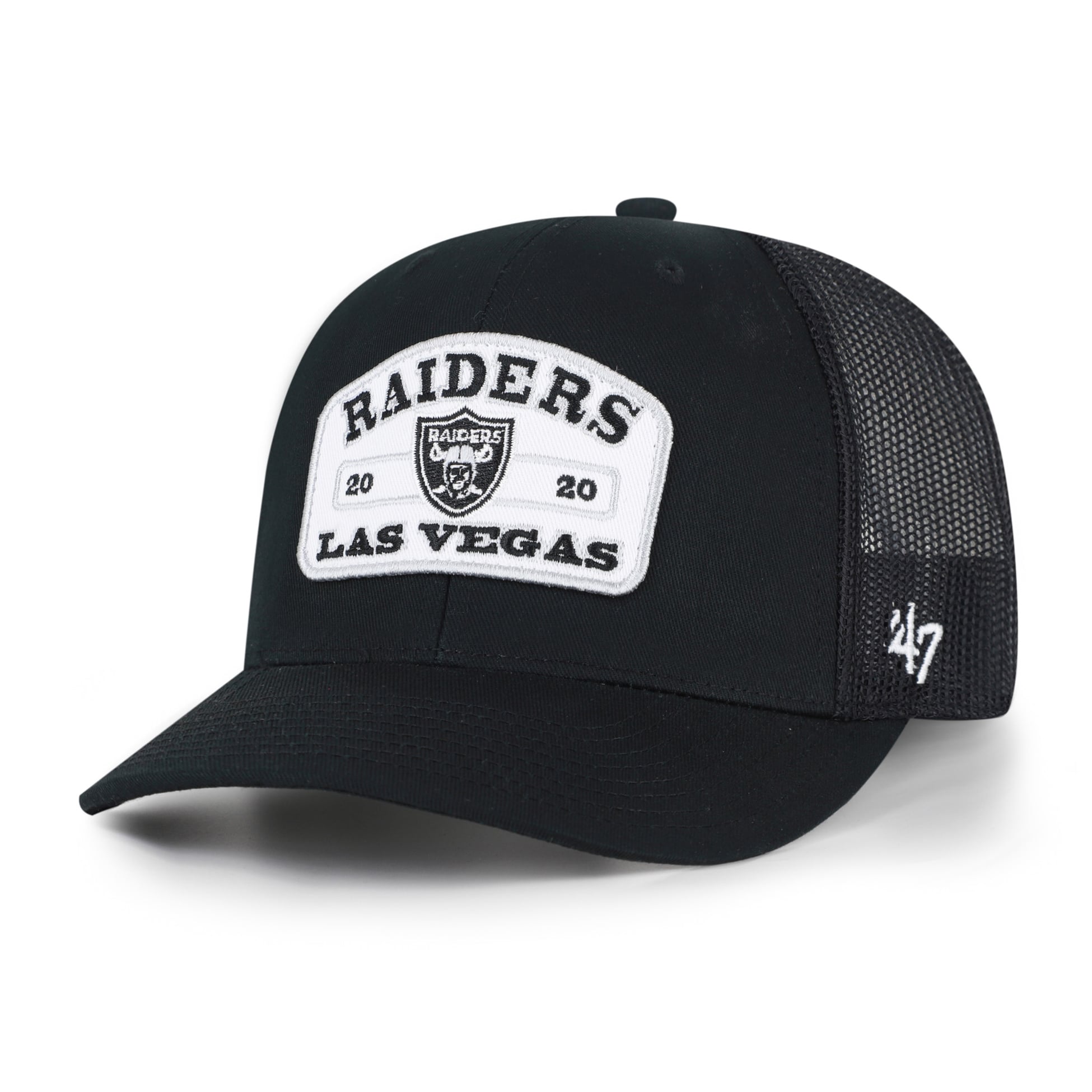 Men’s ’47 Black Las Vegas Raiders Roadway Adjustable Trucker Hat Men’s ’47 Black Las Vegas Raiders Roadway Adjustable Trucker Hat