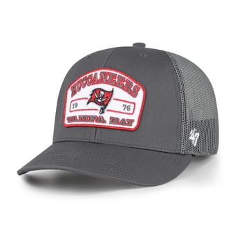 Men's '47 Graphite Tampa Bay Buccaneers  Roadway Adjustable Trucker Hat