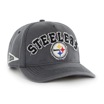 Men's '47 Charcoal Pittsburgh Steelers  Calderwood Well Worn Hitch Adjustable Hat