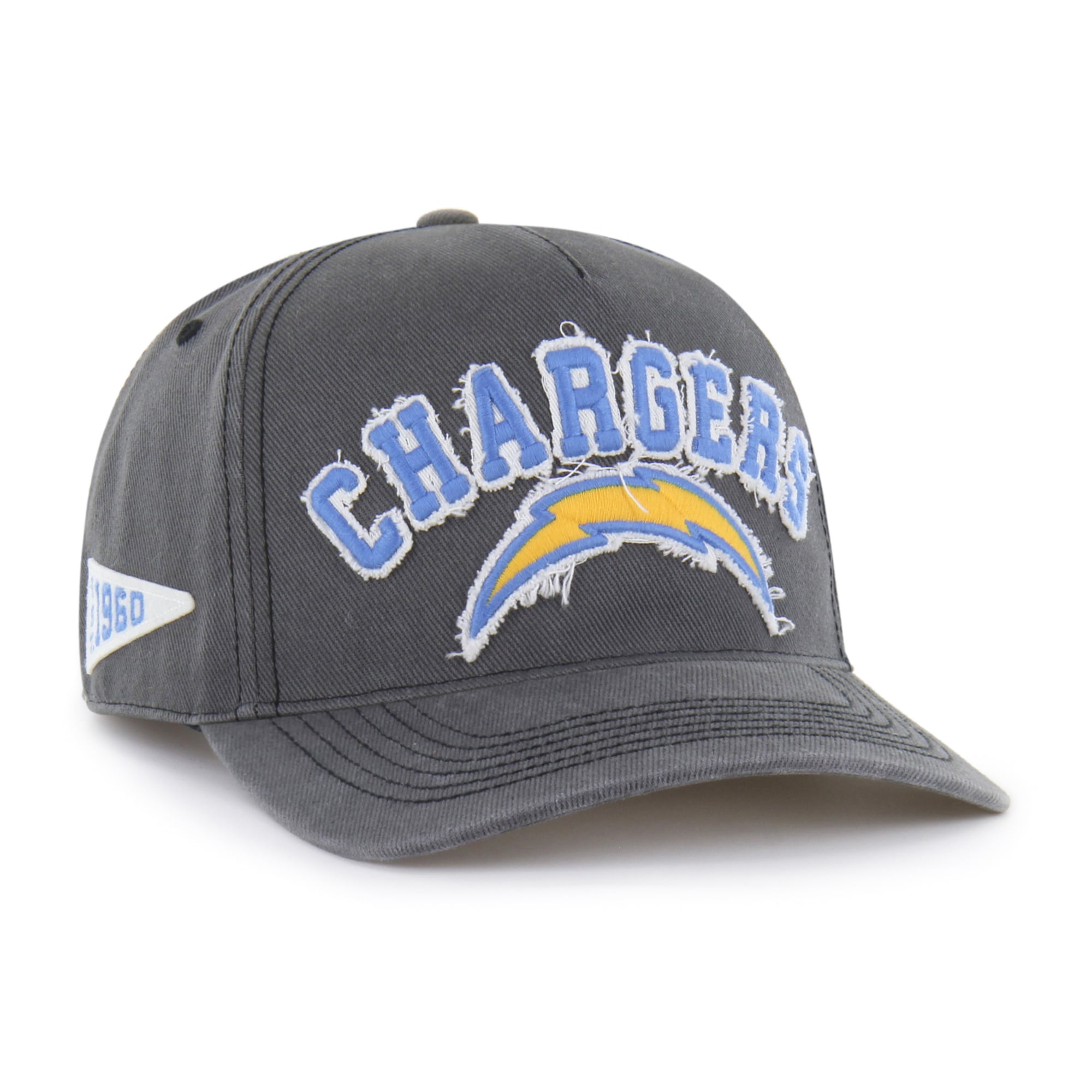 Men’s ’47 Charcoal Los Angeles Chargers Calderwood Well Worn Hitch Adjustable Hat Men’s ’47 Charcoal Los Angeles Chargers Calderwood Well Worn Hitch Adjustable Hat