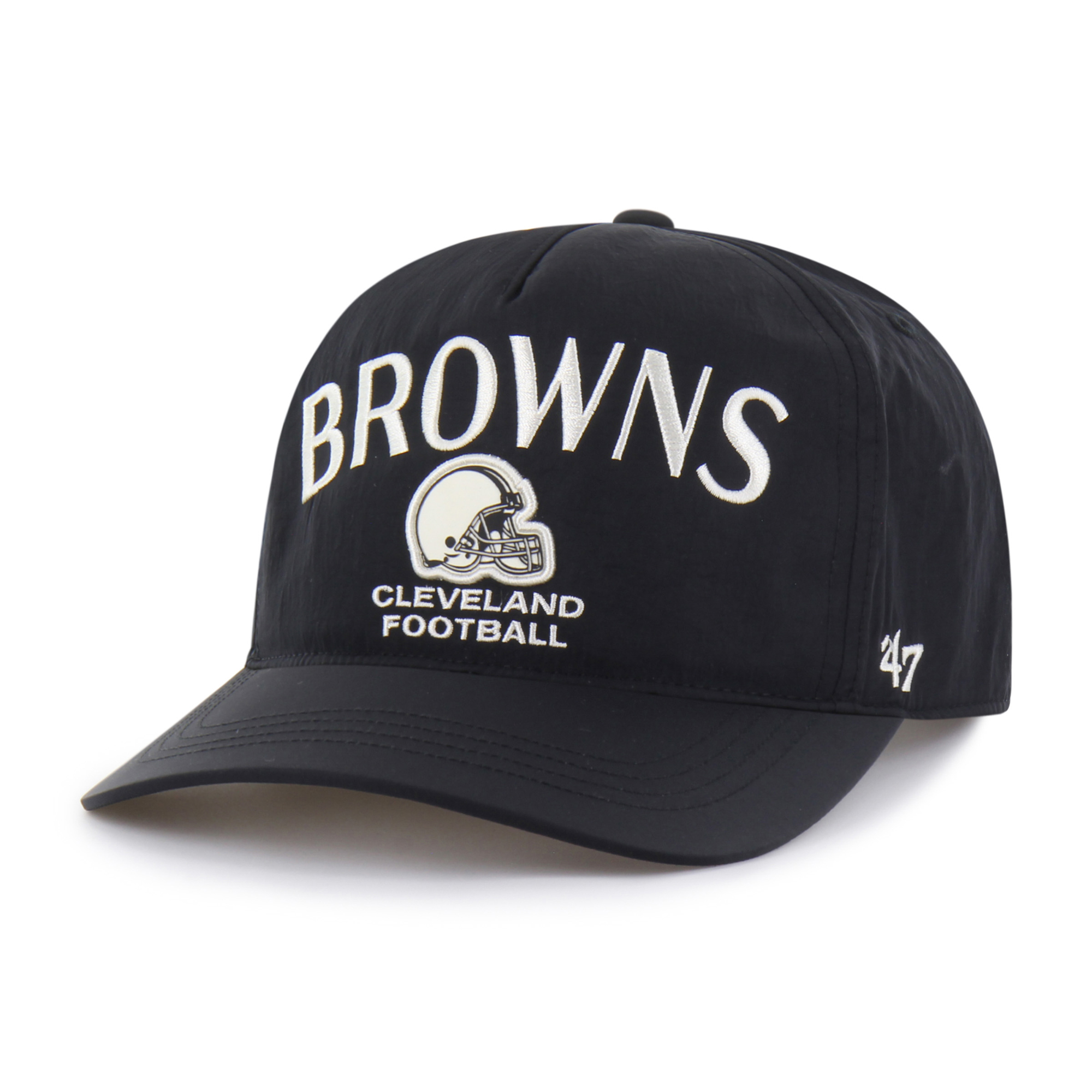 Men's '47 Black Cleveland Browns Modernia Hitch Adjustable Hat