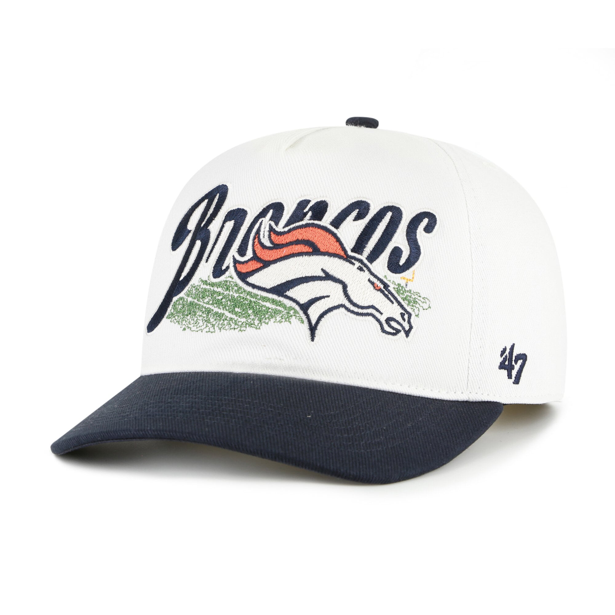 Men's '47 Cream Denver Broncos  Enfield Hitch Adjustable Hat
