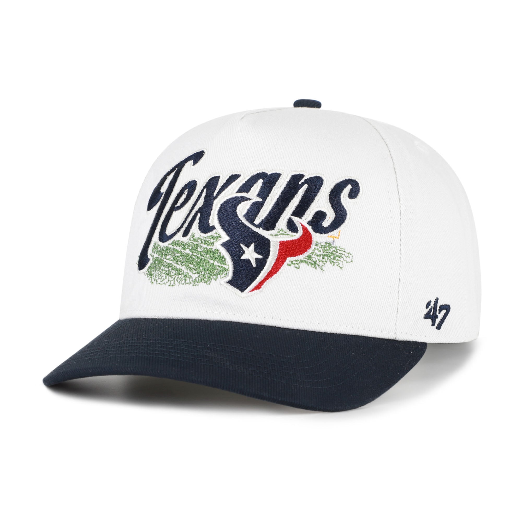 Men's '47 Cream Houston Texans  Enfield Hitch Adjustable Hat
