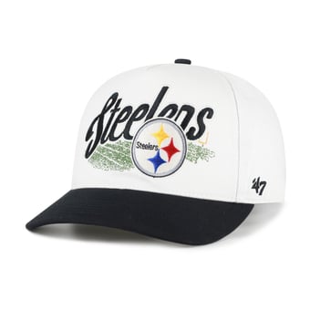 Men's '47 Cream Pittsburgh Steelers  Enfield Hitch Adjustable Hat