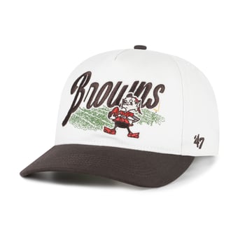 Men's '47 Cream Cleveland Browns Throwback Enfield Hitch Adjustable Hat
