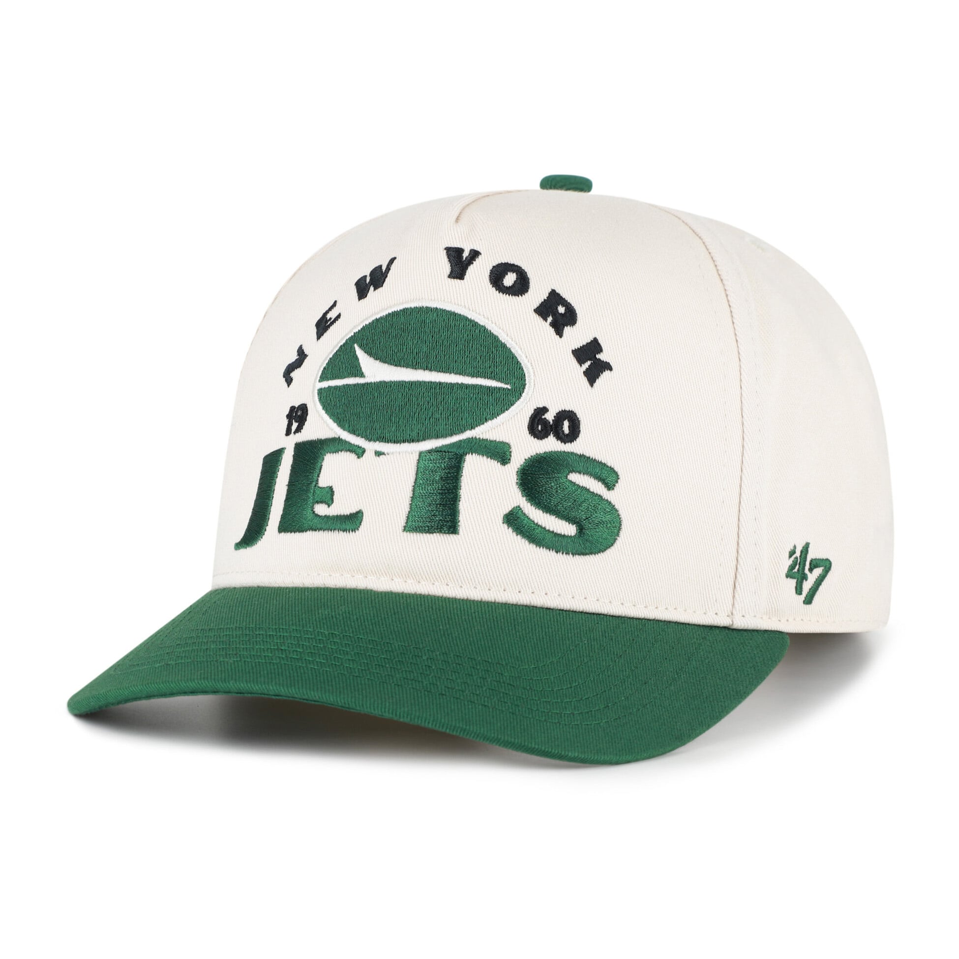 Men's '47 Natural New York Jets  Arcitext Hitch Adjustable Hat