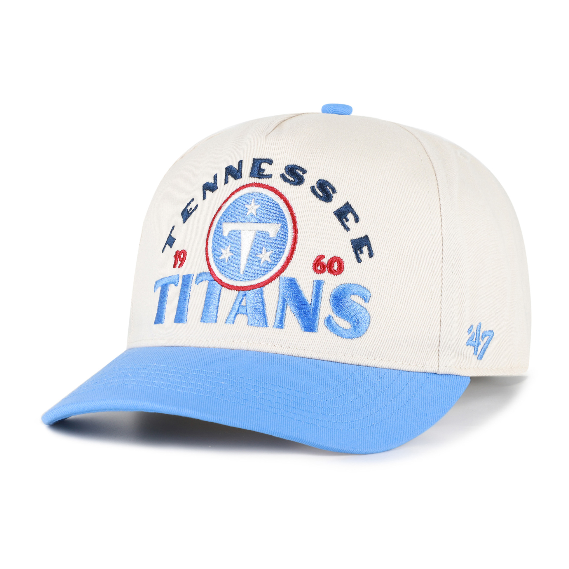 Men's '47 Natural Tennessee Titans Arcitext Hitch Adjustable Hat