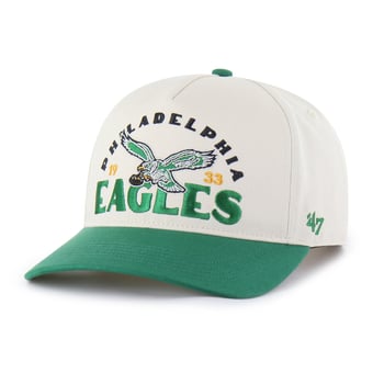 Men's '47 Natural Philadelphia Eagles Throwback Arcitext Hitch Adjustable Hat