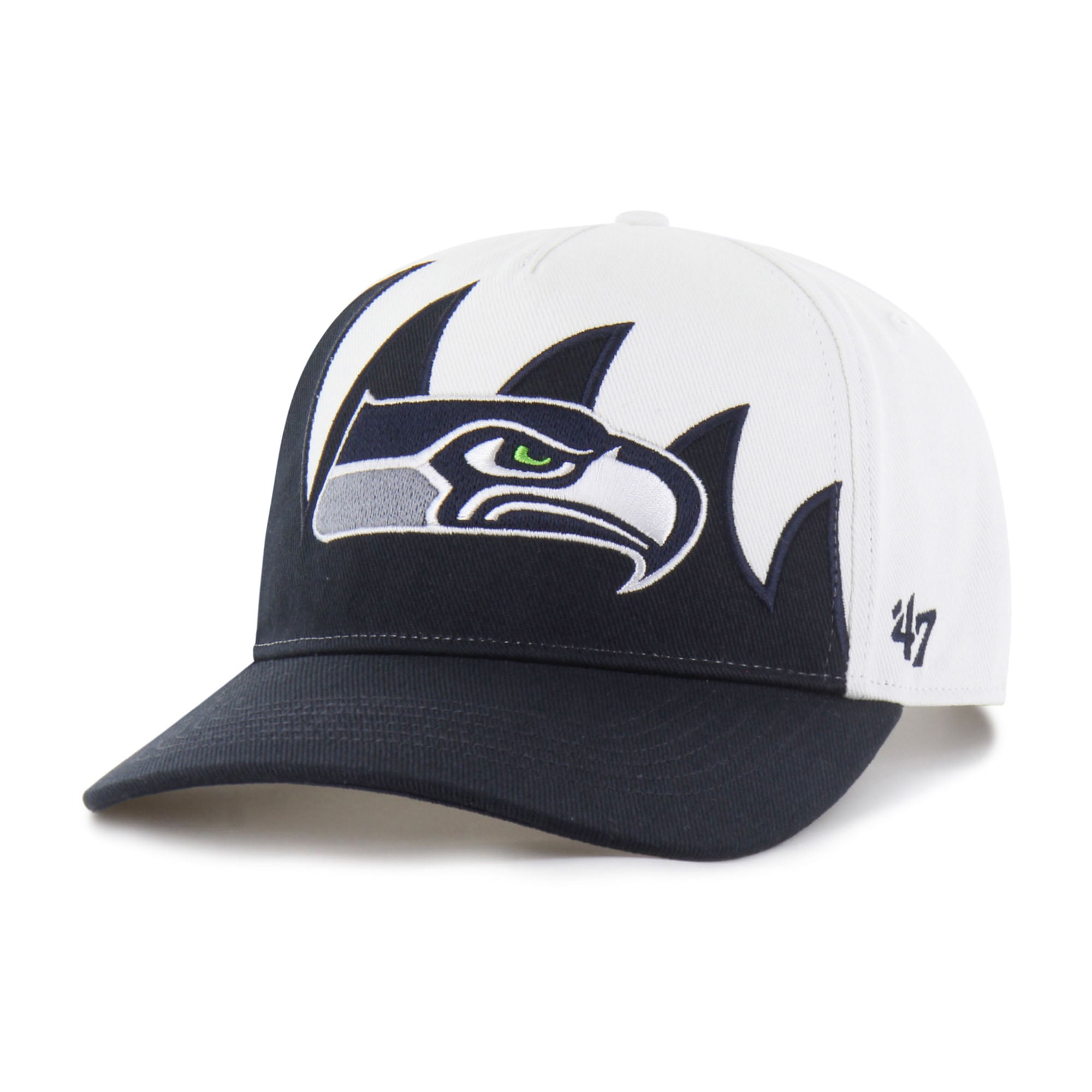 Men’s ’47 White Seattle Seahawks Jagged Hitch Adjustable Hat Men’s ’47 White Seattle Seahawks Jagged Hitch Adjustable Hat
