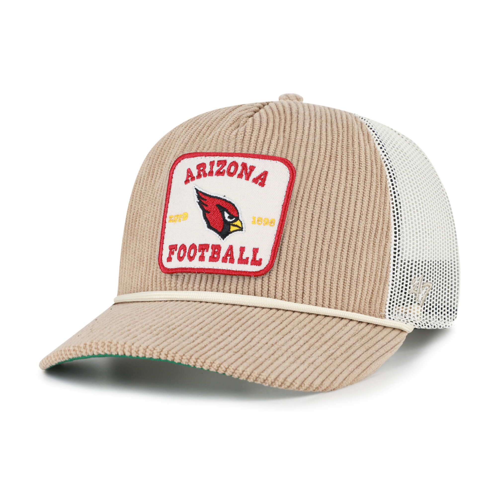 Men's '47 Khaki Arizona Cardinals Cordlandia Hitch Adjustable Hat