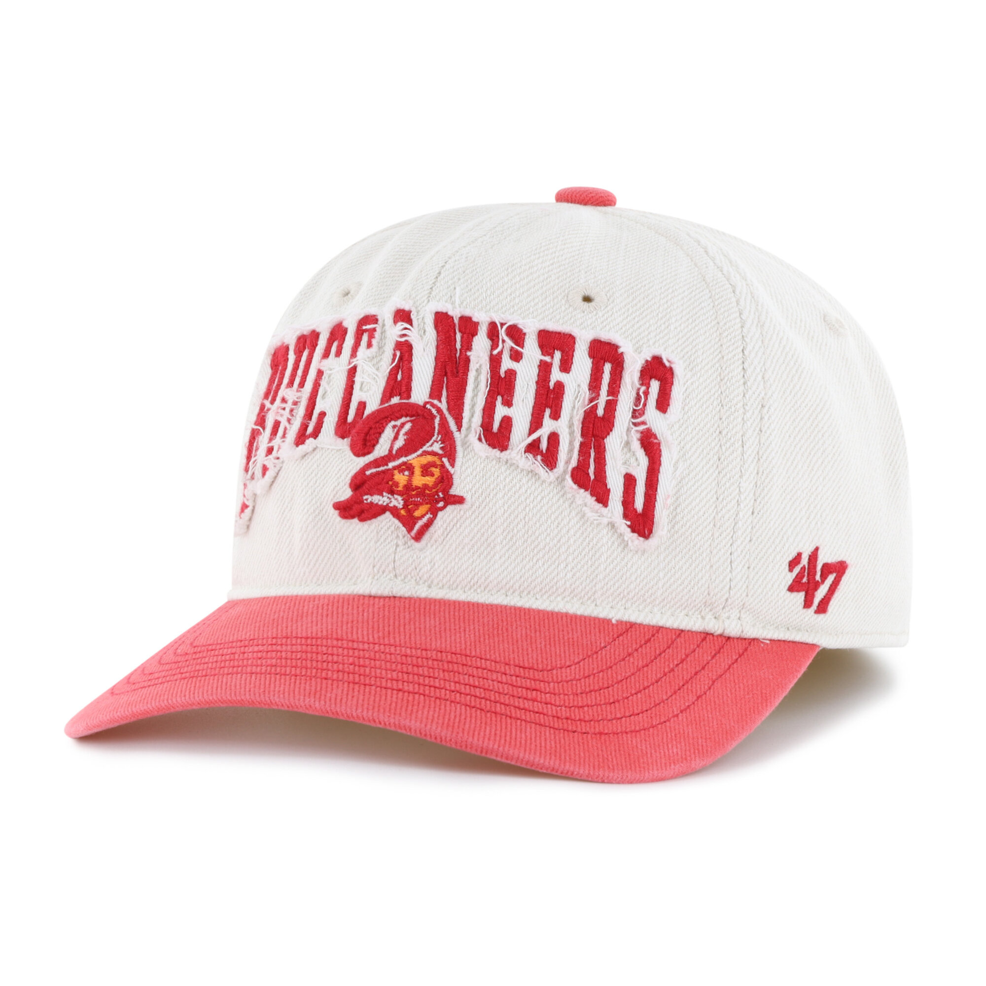 Men's '47 Natural Tampa Bay Buccaneers Throwback Groton Franchise Fitted Hat